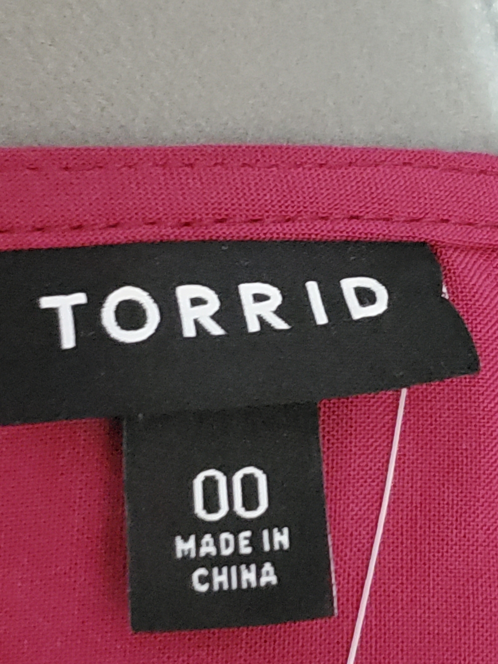 NWT Torrid Dark Mauve Pink Eyelet-Hem Mini Dress Babydoll Top Women's Size 10 - Picture 7 of 9